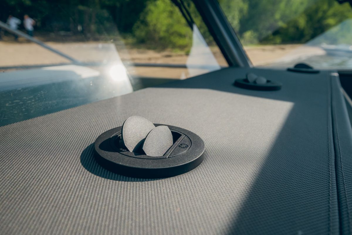 Air heating system inside the cab